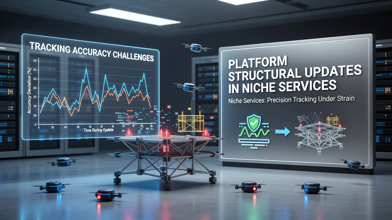 Tracking Accuracy Challenges During Platform Structural Updates in Niche Services